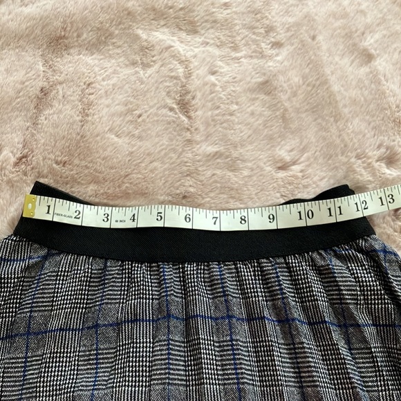 METROWEAR CHECKED MAXI PLEATED SKIRT SIZE S - Picture 6 of 8